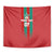 Custom Morocco Football Tapestry Nations Cup 2024 Atlas Lions - Wonder Print Shop