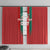 Custom Morocco Football Window Curtain Nations Cup 2024 Atlas Lions - Wonder Print Shop