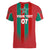 Custom Morocco Football Women V Neck T Shirt Nations Cup 2024 Atlas Lions - Wonder Print Shop