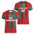 Custom Morocco Football Women V Neck T Shirt Nations Cup 2024 Atlas Lions - Wonder Print Shop