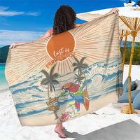 Christmas In July - Hawaii Retro Sarong Lost In Parrot-dise