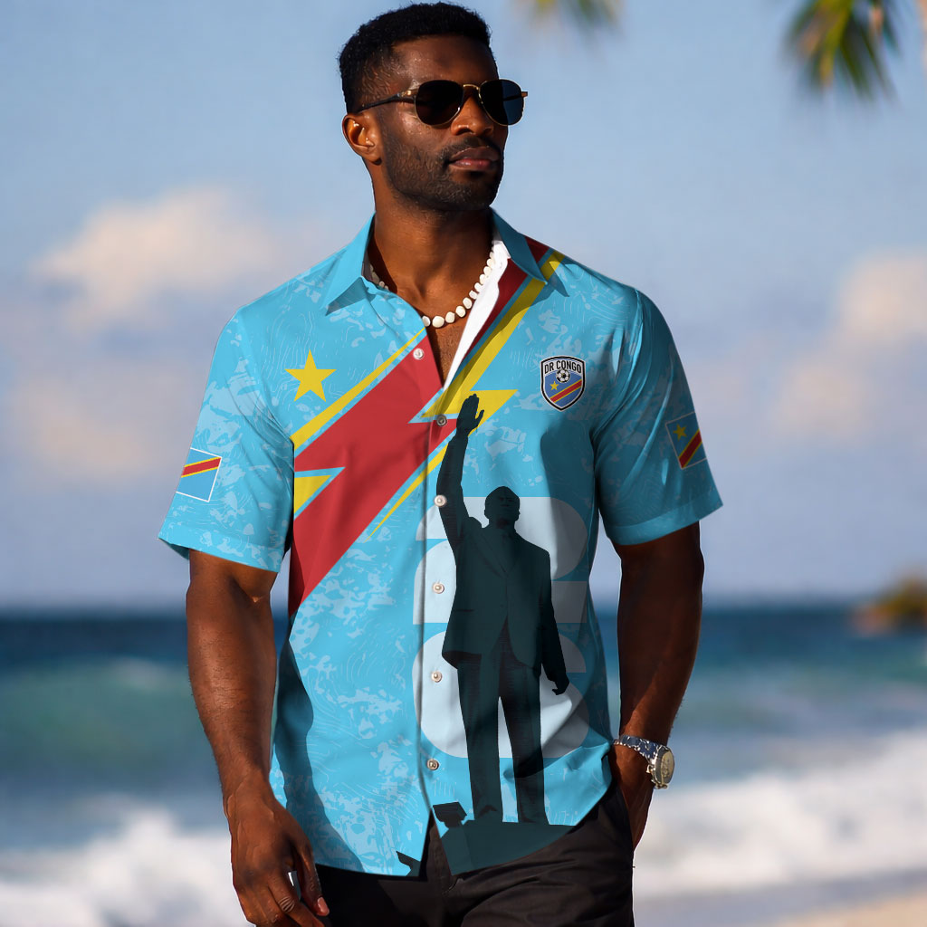 DR Congo WC2026 Custom Hawaiian Shirt Lumumba Eva Inspired LT7