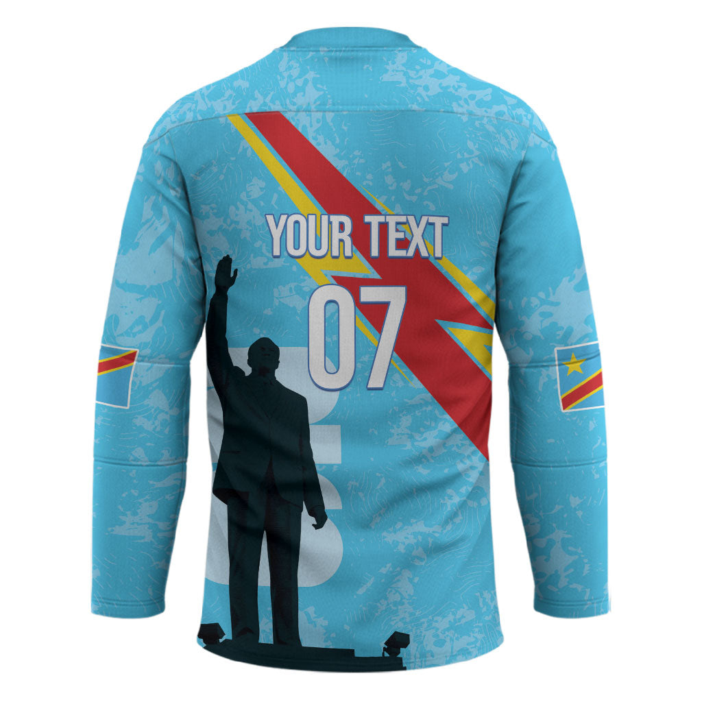 DR Congo WC2026 Custom Hockey Jersey Lumumba Eva Inspired