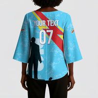 DR Congo WC2026 Custom Kimono Sleeve Blouse Lumumba Eva Inspired