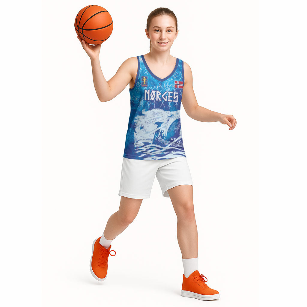 Norges Football WC2026 Custom Viking Rowing Basketball Jersey Raging Waves