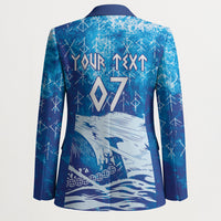 Norges Football WC2026 Custom Viking Rowing Blazer Raging Waves