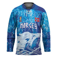 Norges Football WC2026 Custom Viking Rowing Hockey Jersey Raging Waves
