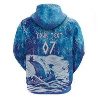 Norges Football WC2026 Custom Viking Rowing Hoodie Raging Waves