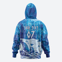 Norges Football WC2026 Custom Viking Rowing Hoodie Raging Waves