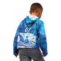 Norges Football WC2026 Custom Viking Rowing Kid Hoodie Raging Waves