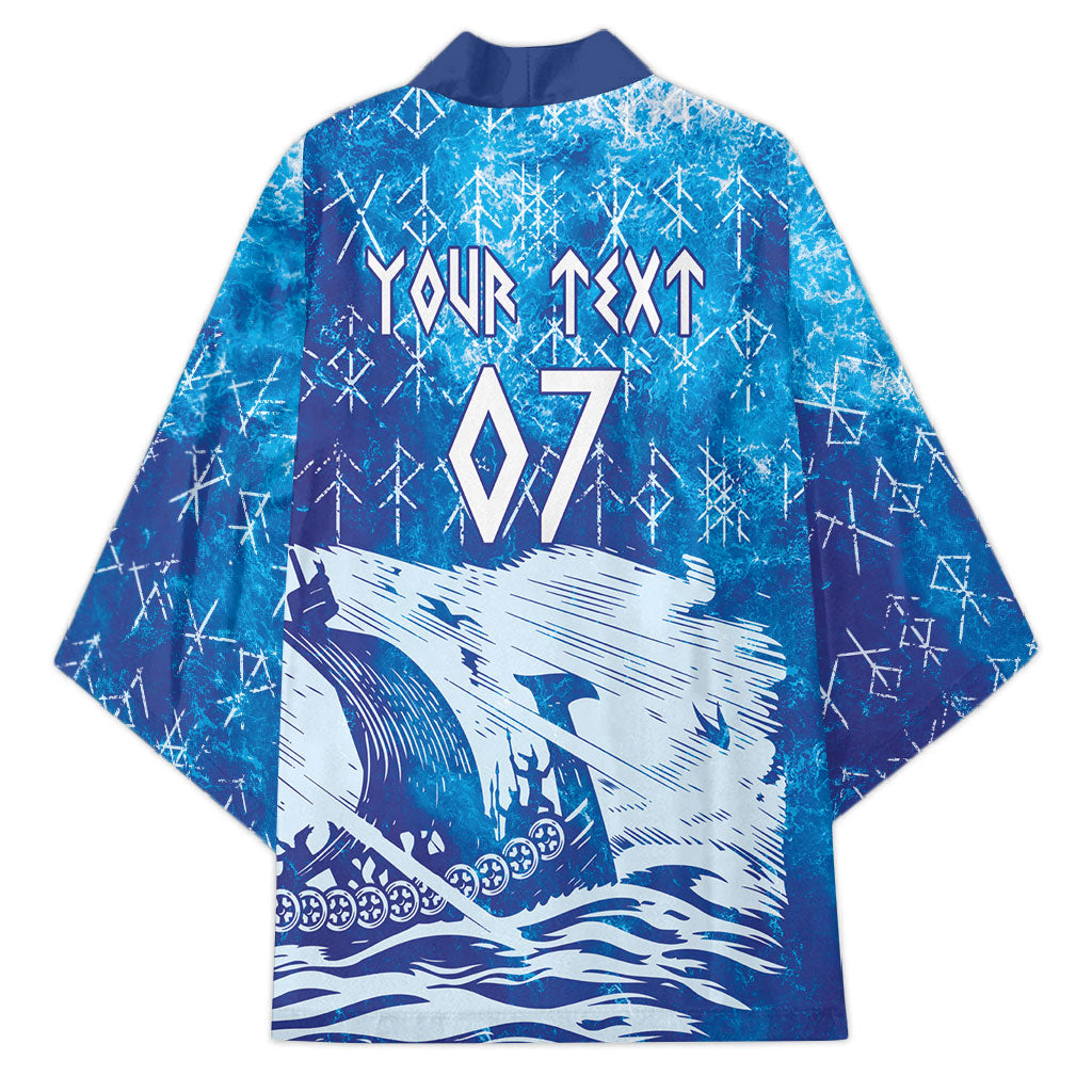Norges Football WC2026 Custom Viking Rowing Kimono Raging Waves