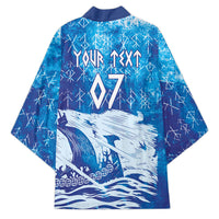 Norges Football WC2026 Custom Viking Rowing Kimono Raging Waves