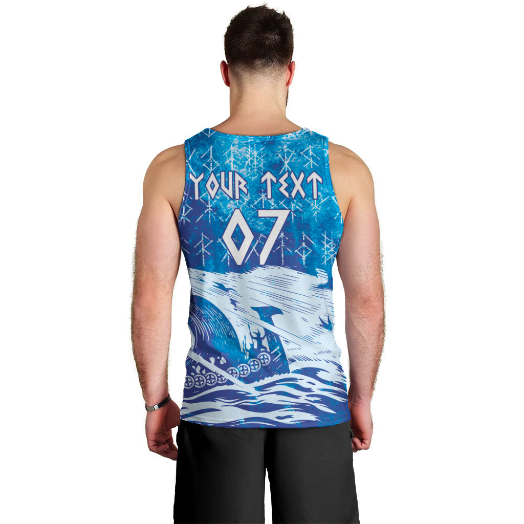 Norges Football WC2026 Custom Viking Rowing Men Tank Top Raging Waves