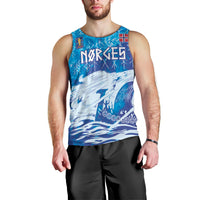 Norges Football WC2026 Custom Viking Rowing Men Tank Top Raging Waves