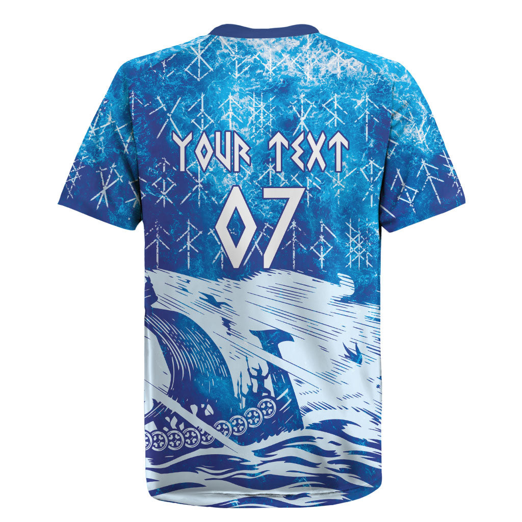 Norges Football WC2026 Custom Viking Rowing Rugby Jersey Raging Waves