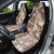 Vintage Hawaii Car Seat Cover Hibiscus Mix Hawaiian Quilt Patches - Brown LT7 - Wonder Print Shop