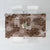 Vintage Hawaii Tablecloth Hibiscus Mix Hawaiian Quilt Patches - Brown - Wonder Print Shop