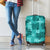 Vintage Hawaii Luggage Cover Hibiscus Mix Hawaiian Quilt Patches - Teal - Wonder Print Shop