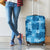 Hawaii Tapa Luggage Cover Hibiscus Mix Hawaiian Quilt Patches - Blue - Wonder Print Shop