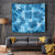 Hawaii Tapa Tapestry Hibiscus Mix Hawaiian Quilt Patches - Blue - Wonder Print Shop