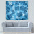 Hawaii Tapa Tapestry Hibiscus Mix Hawaiian Quilt Patches - Blue - Wonder Print Shop