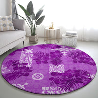 hawaii-tapa-round-carpet-hibiscus-mix-hawaiian-quilt-patches-violet