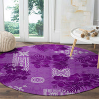 hawaii-tapa-round-carpet-hibiscus-mix-hawaiian-quilt-patches-violet