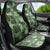 Hawaii Tapa Car Seat Cover Hibiscus Mix Hawaiian Quilt Patches - Sage Green LT7 - Wonder Print Shop