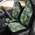 Hawaii Tapa Car Seat Cover Hibiscus Mix Hawaiian Quilt Patches - Sage Green LT7 - Wonder Print Shop