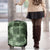 Hawaii Tapa Luggage Cover Hibiscus Mix Hawaiian Quilt Patches - Sage Green - Wonder Print Shop