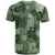 Hawaii Tapa T Shirt Hibiscus Mix Hawaiian Quilt Patches - Sage Green - Wonder Print Shop