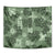 Hawaii Tapa Tapestry Hibiscus Mix Hawaiian Quilt Patches - Sage Green - Wonder Print Shop