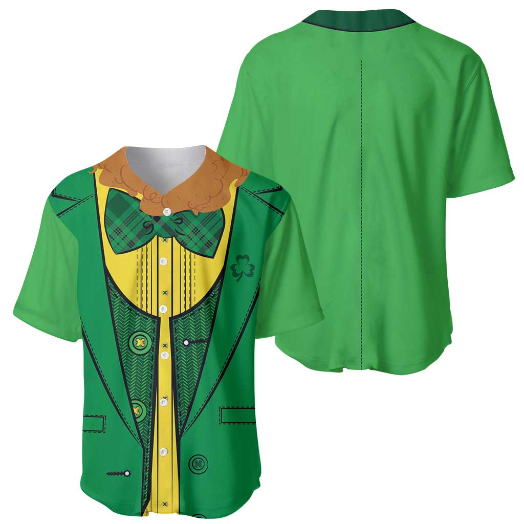 St.Patrick Leprechaun Inspired Funny Baseball Jersey LT7 - Wonder Print Shop