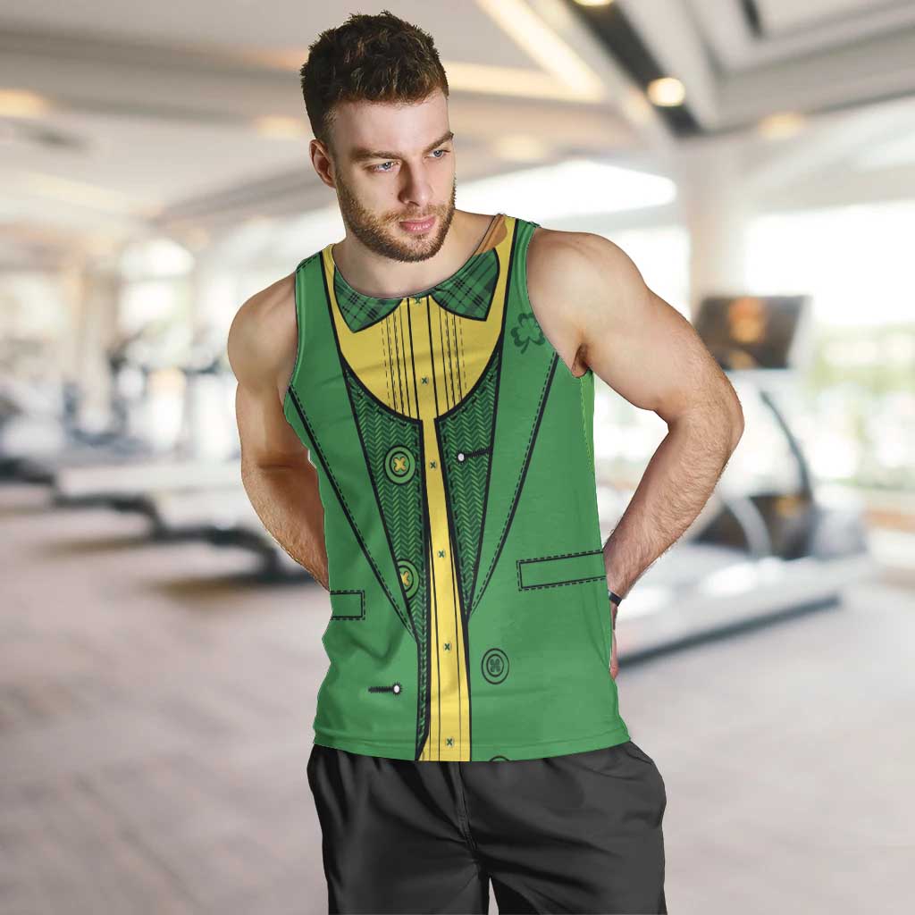 St.Patrick Leprechaun Inspired Funny Men Tank Top - Wonder Print Shop