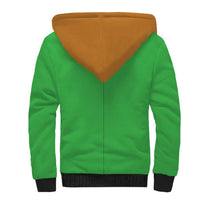 St.Patrick Leprechaun Inspired Funny Sherpa Hoodie - Wonder Print Shop