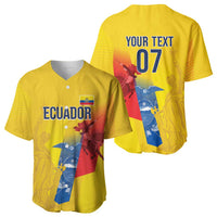 Ecuador Football Custom WC2026 Baseball Jersey Historical Symbols - Wonder Print Shop