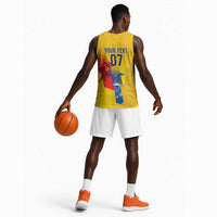 Ecuador Football Custom WC2026 Basketball Jersey Historical Symbols - Wonder Print Shop