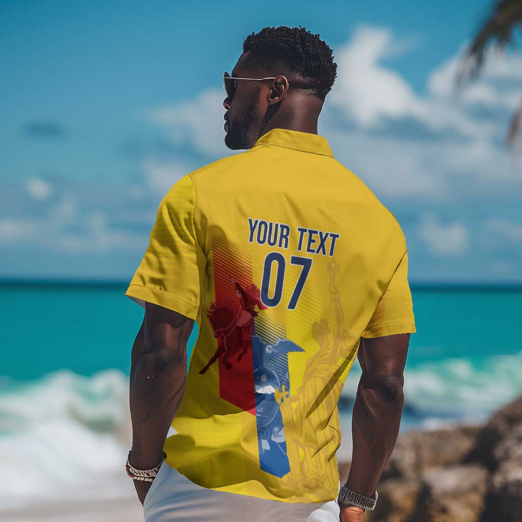 Ecuador Football Custom WC2026 Hawaiian Shirt Historical Symbols - Wonder Print Shop