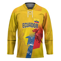 Ecuador Football Custom WC2026 Hockey Jersey Historical Symbols - Wonder Print Shop