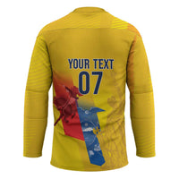 Ecuador Football Custom WC2026 Hockey Jersey Historical Symbols - Wonder Print Shop