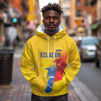 Ecuador Football Custom WC2026 Hoodie Historical Symbols - Wonder Print Shop