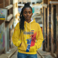 Ecuador Football Custom WC2026 Hoodie Historical Symbols - Wonder Print Shop