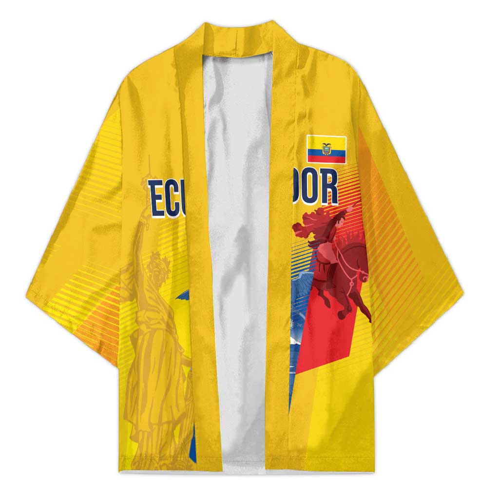 Ecuador Football Custom WC2026 Kimono Historical Symbols - Wonder Print Shop