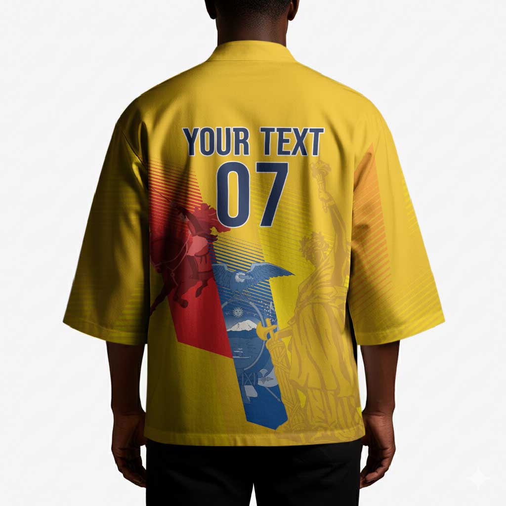 Ecuador Football Custom WC2026 Kimono Historical Symbols - Wonder Print Shop