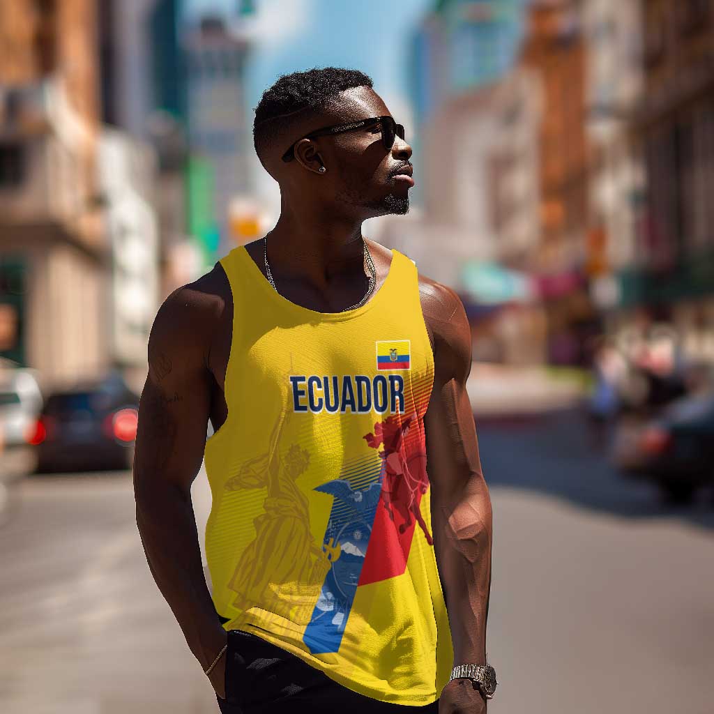 Ecuador Football Custom WC2026 Men Tank Top Historical Symbols - Wonder Print Shop
