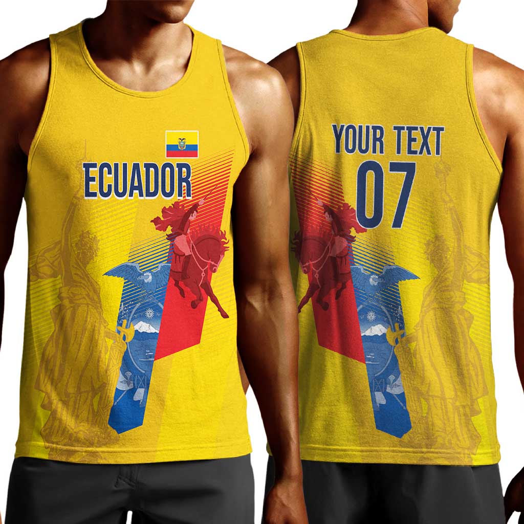 Ecuador Football Custom WC2026 Men Tank Top Historical Symbols - Wonder Print Shop
