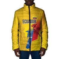Ecuador Football Custom WC2026 Padded Jacket Historical Symbols - Wonder Print Shop