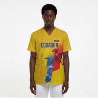 Ecuador Football Custom WC2026 Scrub Top Historical Symbols - Wonder Print Shop
