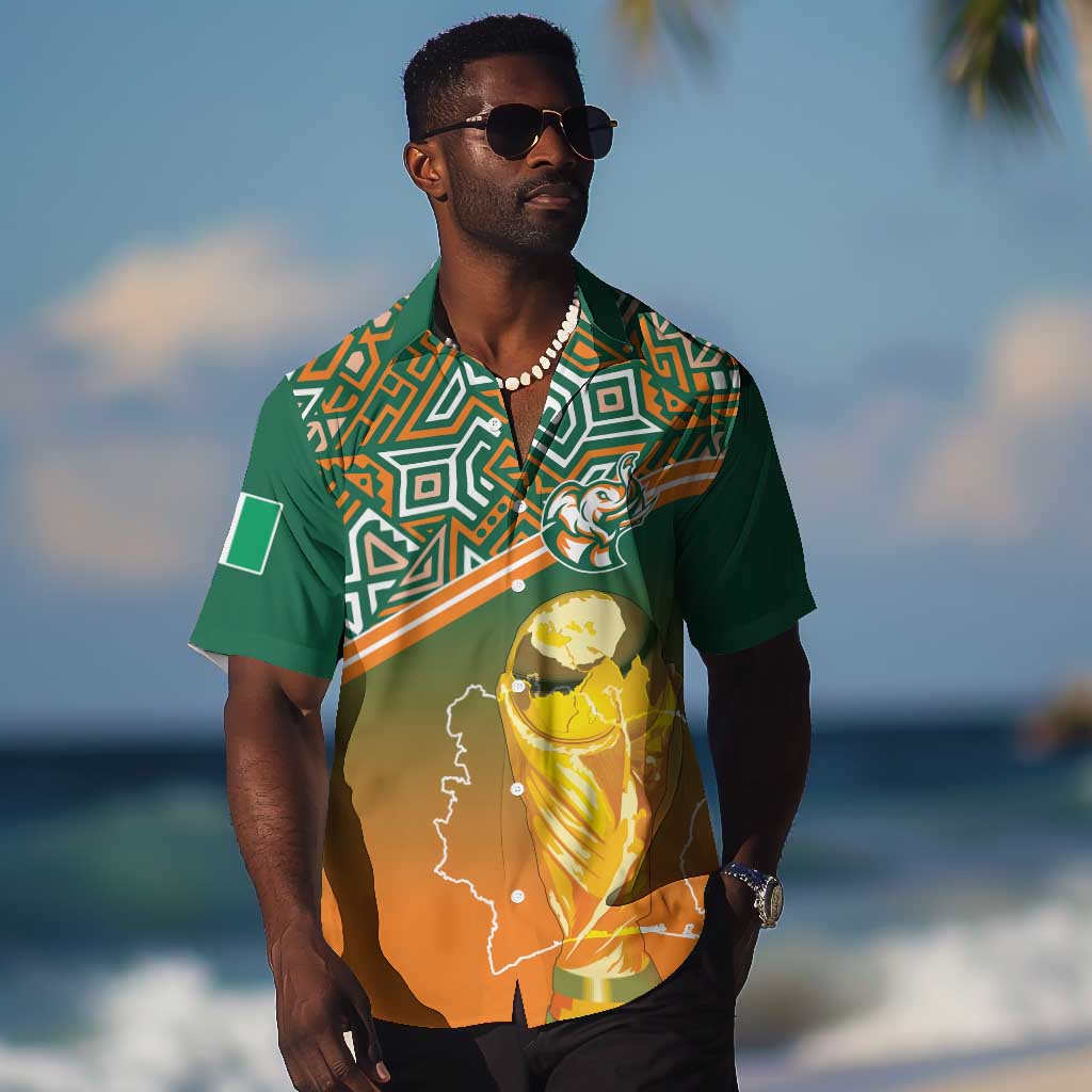 Ivory Coast Football Tribal Patterns Hawaiian Shirt WC2026 - Wonder Print Shop