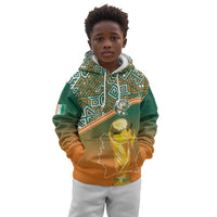 Ivory Coast Football Tribal Patterns Kid Hoodie WC2026 - Wonder Print Shop